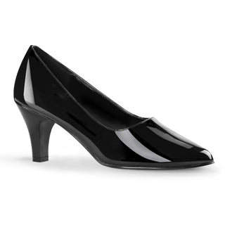 Divine-420 Black Patent Comfortable Heels