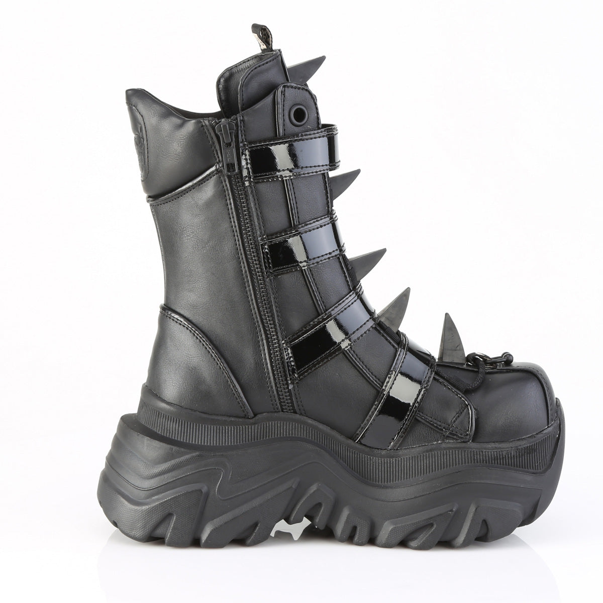 flared platform punk boots echo-110