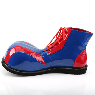 funtasma clown-05 blue and red clown shoes inner side view