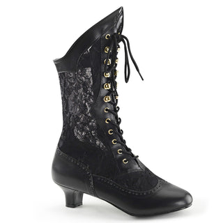 funtasma dame-115 historical lace kitten heel boots
