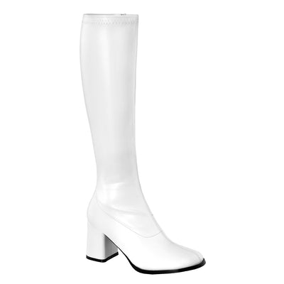 white matte gogo boots funtasma gogo-300