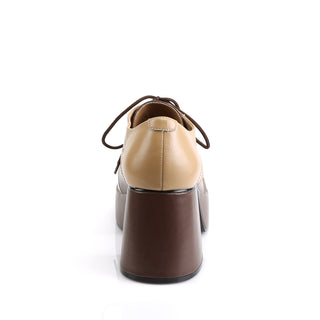 tan brown platform oxford block heel back view funtasma jazz-06