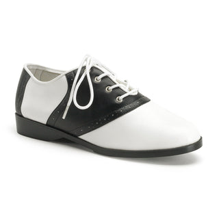 funtasma saddle-50 black white flat shoes