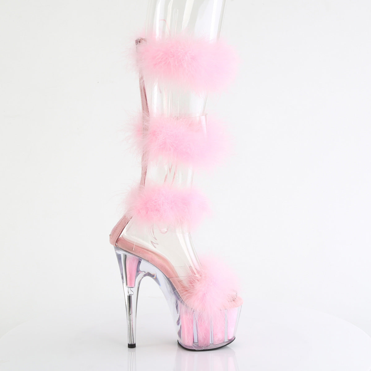 fur baby pink pole dancer boots adore-728f