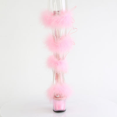 fur baby pink stripper boots adore-728f