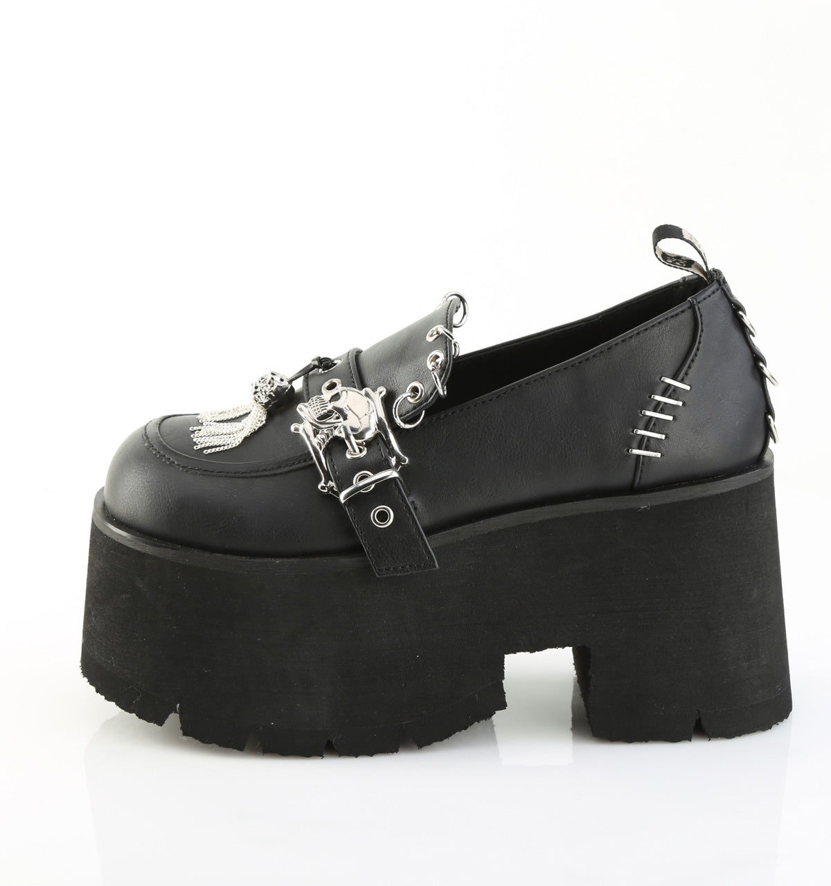 goth chunky heel loafers ashes-38