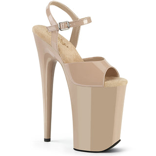 Infinity-909 Nude 9 Inch Platform Sandals