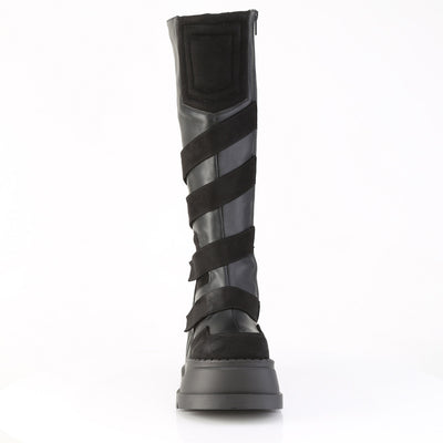 knee high cyber goth boots stomp-228