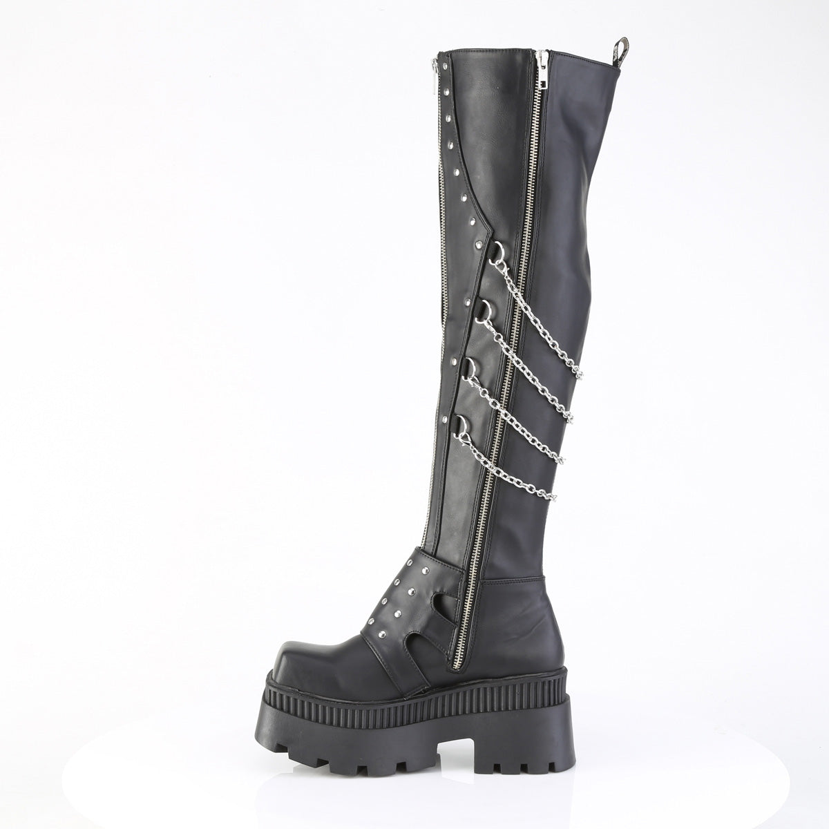 knee high platform goth boots wrath-310