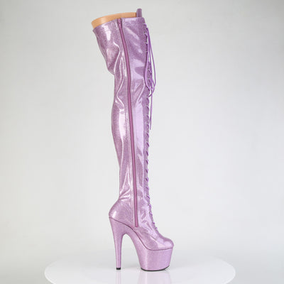 lilac sparkle platform thigh highs adore-3020gp