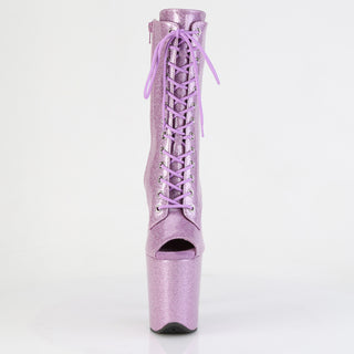 lilac stripper boots flamingo-1041gp
