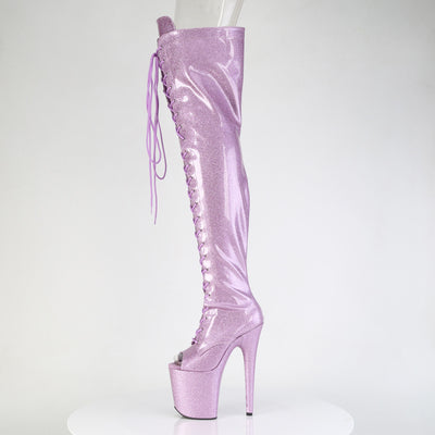 lilac stripper boots flamingo-3021gp