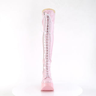 Pink Alternative Over the knee boots Dynamite-03