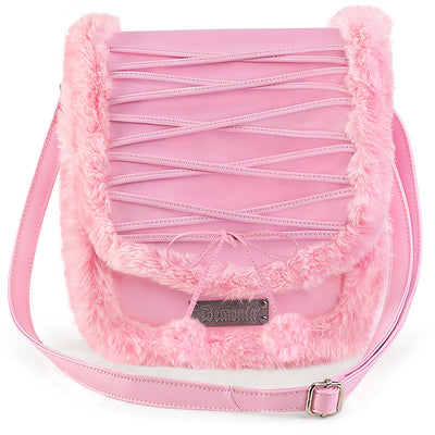 pink corset bag demonia hb-663