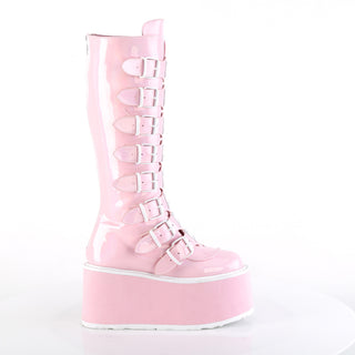 pink goth boots damned-318