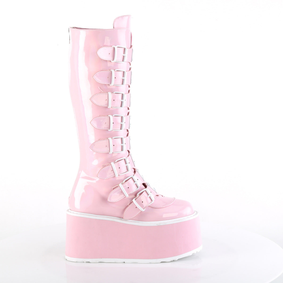 pink goth boots damned-318