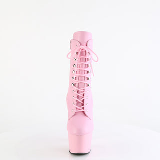 Pink Matte Pole Dancer Boots Adore-1020
