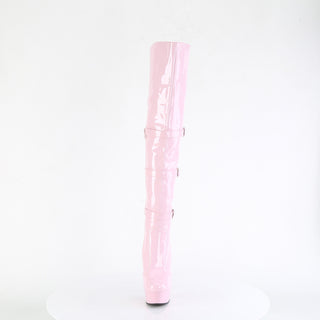 pink platform thigh high boots - Pleaser Delight-3018