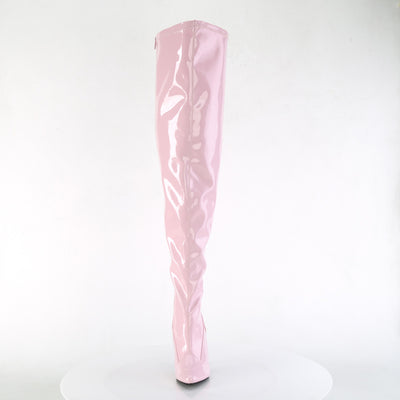 Pink Wide Calf Thigh High Boots - Seduce-3000wc