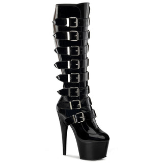 pleaser adore-2043 knee high platform stiletto heel boots