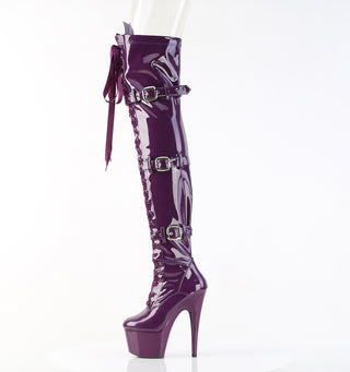 Pleaser adore-3028 purple side view
