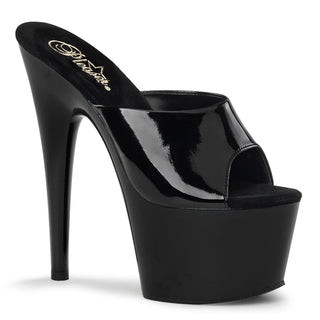 pleaser adore-701 black pa platform sandals