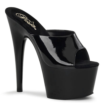 pleaser adore-701 black pa platform sandals