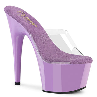 pleaser adore-701 lavender platform heels
