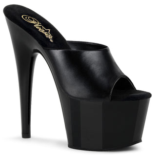 pleaser adore-701 real leather platform slides