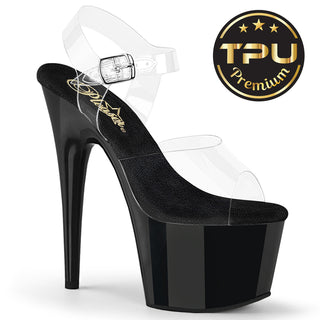 pleaser adore-708 black premium pole sandals