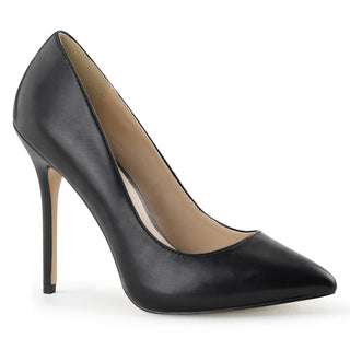 Pleaser Amuse-20 Black Matte Classic Stiletto Pumps