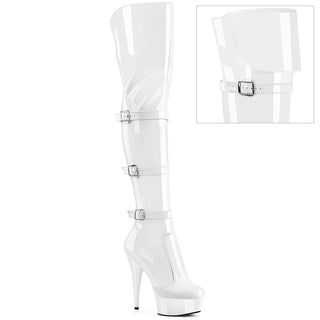 Pleaser Delight-3018 White