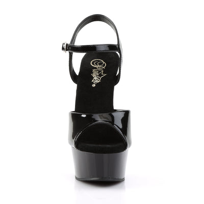 pleaser delight-609 black pa front view