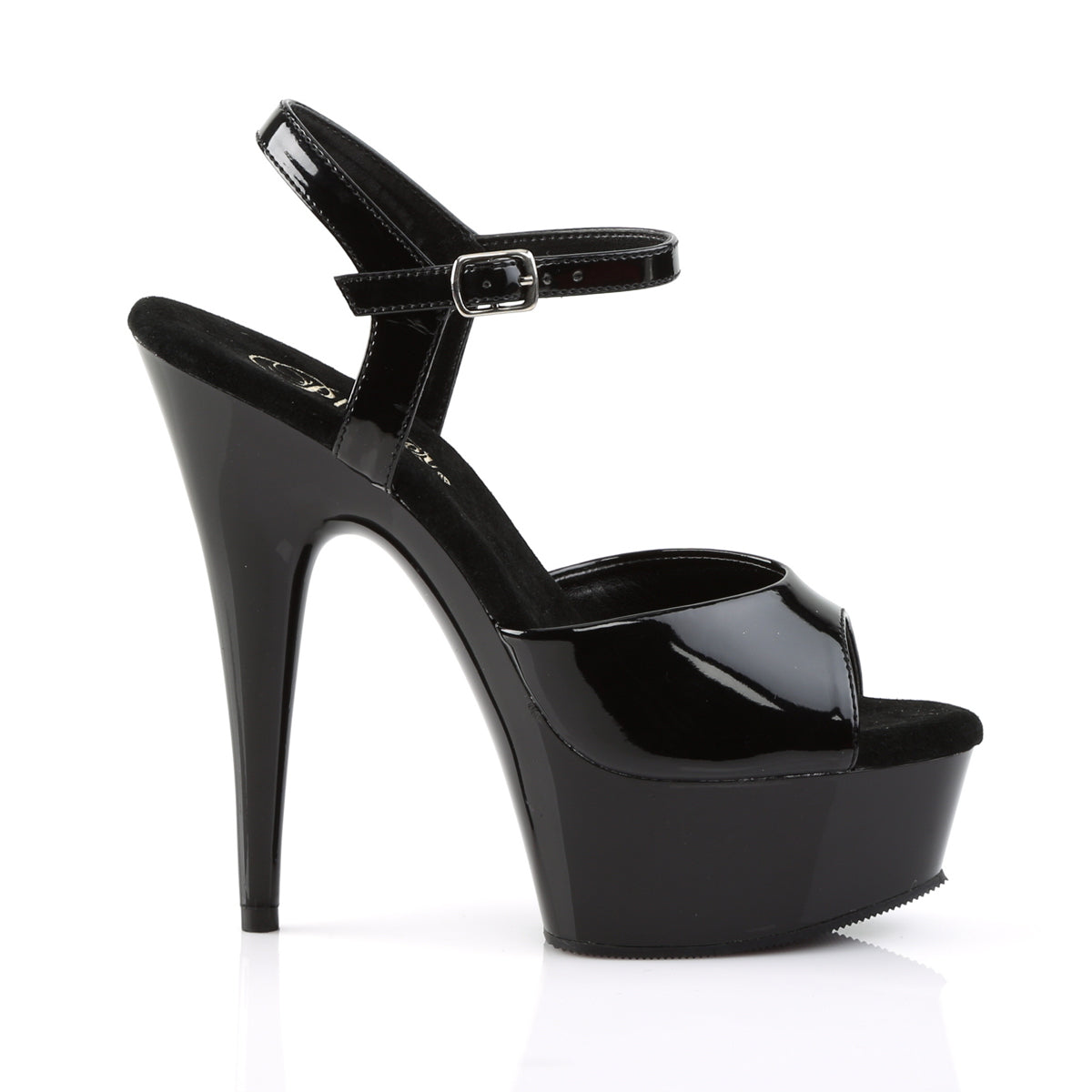 pleaser delight-609 black pa outside