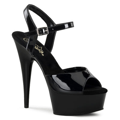 pleaser delight-609 black pa