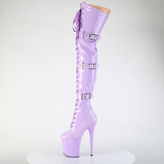pleaser flamingo-3028 lavender outer side