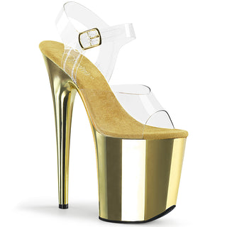 pleaser flamingo-808 gold platform heels