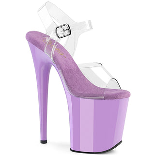 pleaser flamingo-808 lavender platform heels