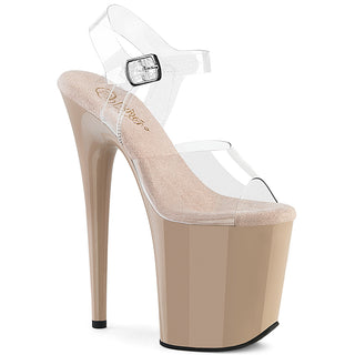 pleaser flamingo-808 nude platform heels