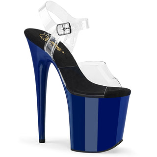 pleaser flamingo-808 royal blue sandals