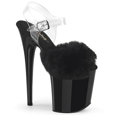 Pleaser Flamingo-808fur Black