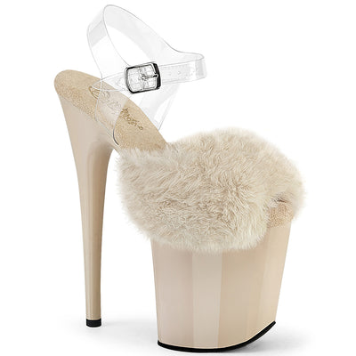 pleaser flamingo-808fur cream