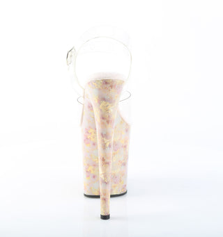 Flamingo-808MB Marble Platform Sandals