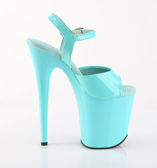 pleaser flamingo-809 aqua side view