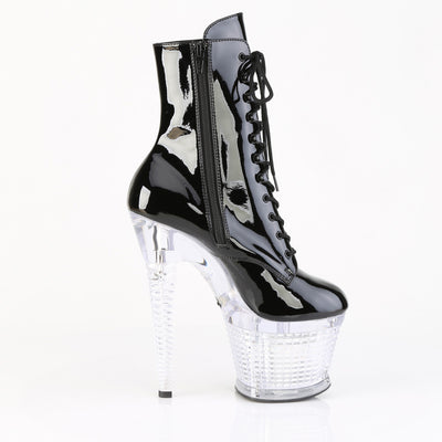 pleaser flashdance-1020spec stripper boots zipper side view