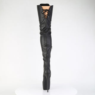 pleaser jubilant-4012 black pu back side