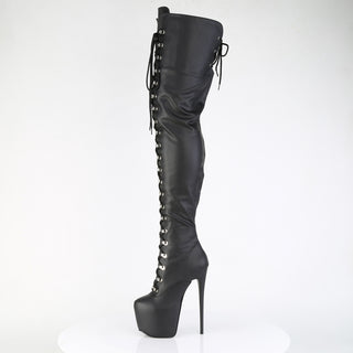 pleaser jubilant-4012 black pu left side
