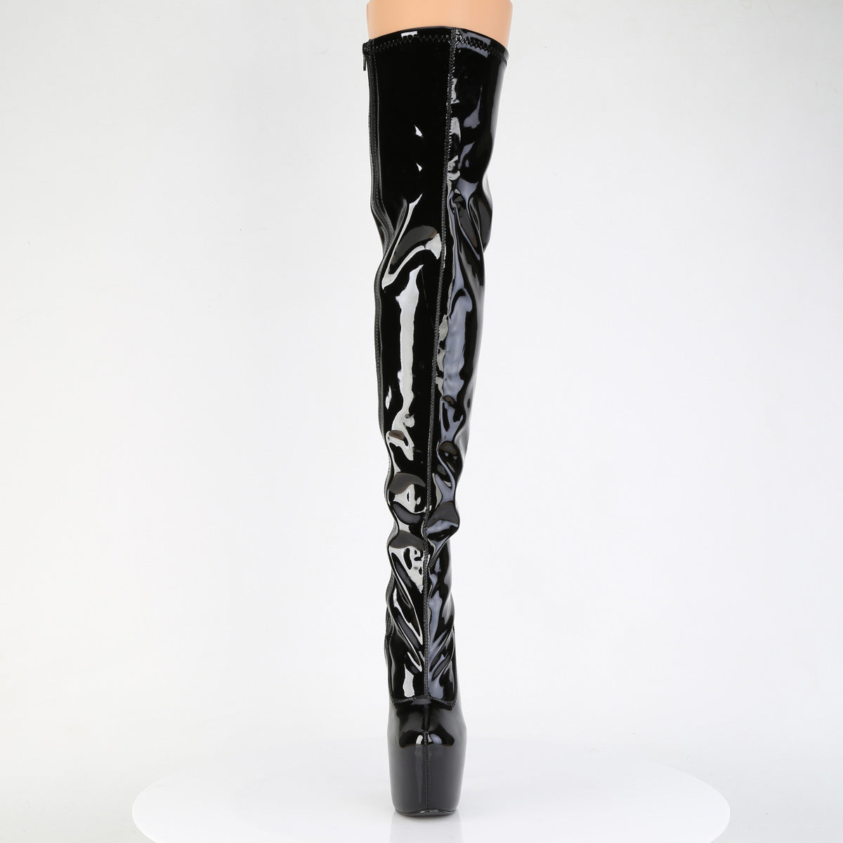 Pleaser Jubilant-3000 Black Patent front side view