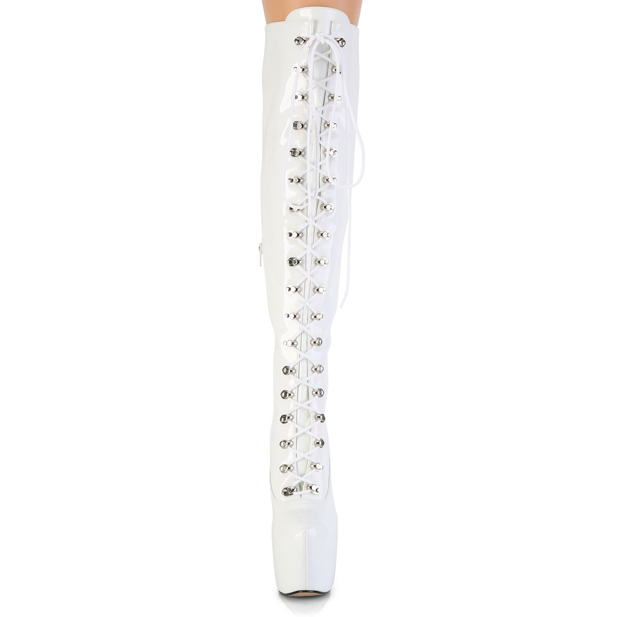 pleaser jubilant-3012 white front side