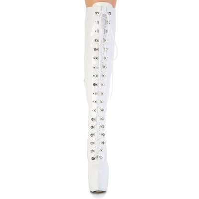 pleaser jubilant-3012 white front side